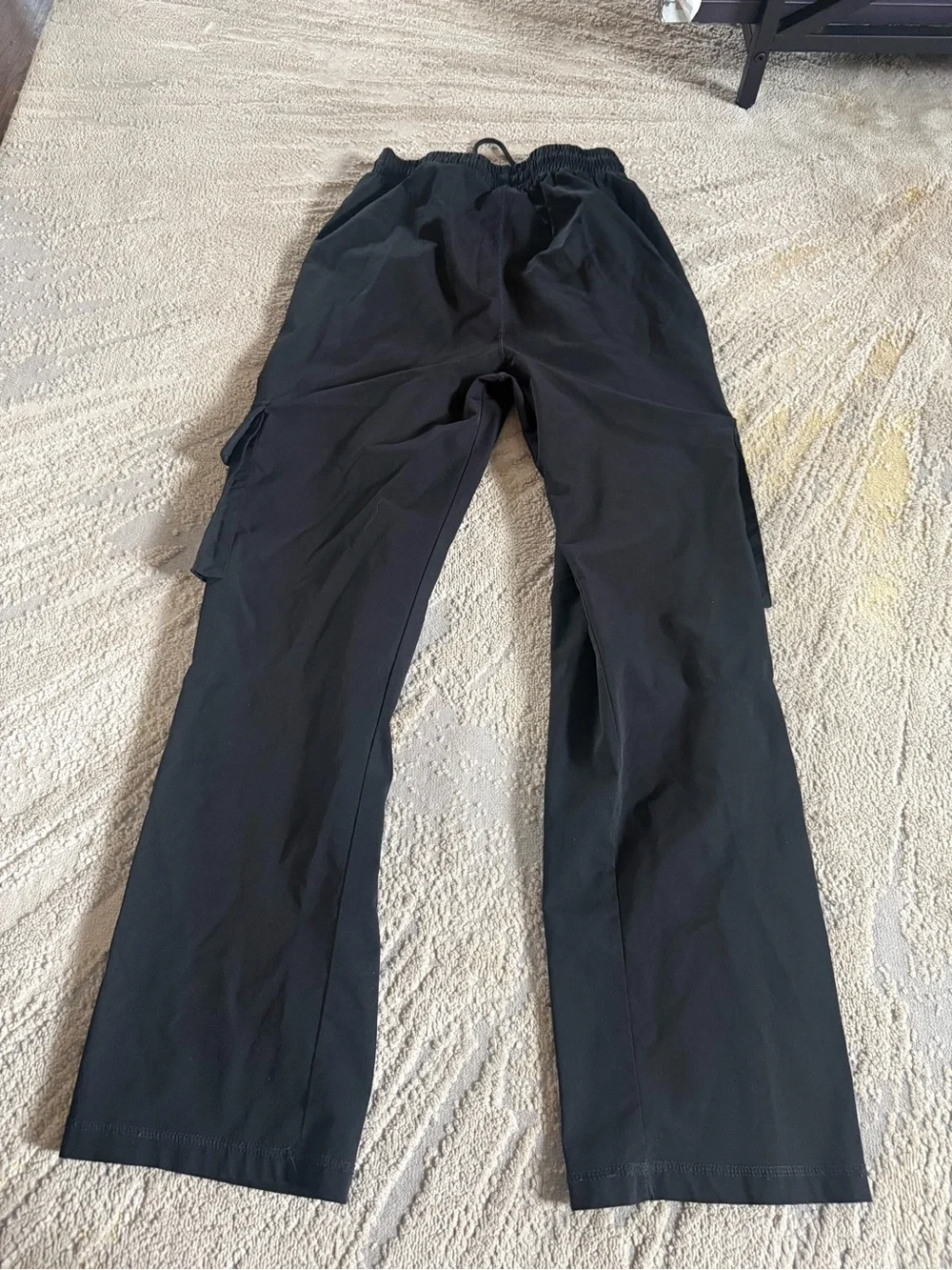Jordan Flight sweatpants black cargo pockets pull on medium
